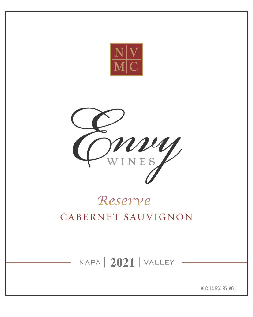 2021 Reserve Cabernet Sauvignon bottle