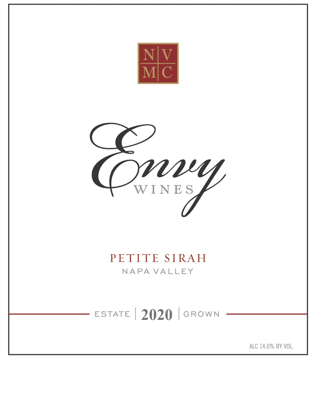 2020 Estate Petite Sirah bottle